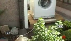 Brique + Machine à laver