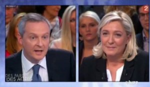 Le Maire : "Vous n'êtes pas le diable, Marine Le Pen, vous êtes le passé"