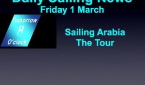 Daily Sailing Friday 1 March English Arabia Tour