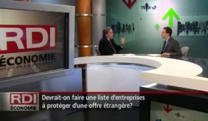 RDI Économie - Entrevue Vincent Sabourin