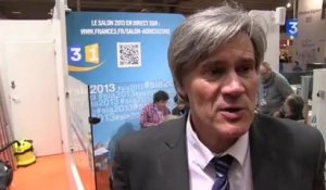 SIA 2013 : Xavier Le Foll, un ministre dans le quotidien du Salon