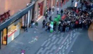 Violents incidents après la manifestation rue Alsace-Lorraine