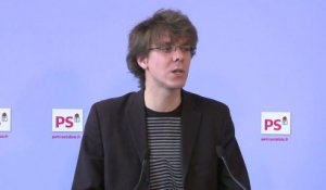 Thierry Marchal-Beck présente la campagne «Démasquons le Front national» des Jeunes socialistes