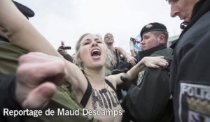 A l'entraînement, avec les Femen