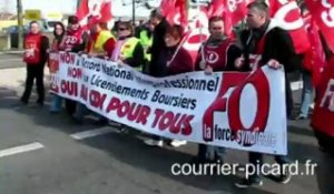 Manifestation à Compiègne contre la réforme sur l'emploi