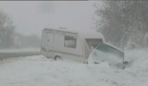 Le phénomène neigeux se poursuivra jusqu'à mercredi dans l'Ouest