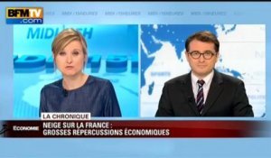 Chronique éco d'Emmanuel Duteuil: neige sur la France: grosses répercussions économiques - 13/03