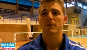 Brice Leverdez, quadruple champion de France de badminton est à Troyes. Rencontre.