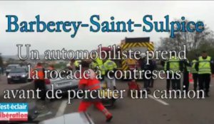 Accident : à contresens sur la rocade ouest