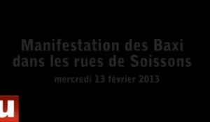Les Baxi manifestent à Soissons