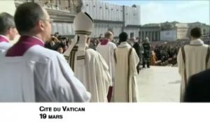 La cérémonie d'installation du pape François en 90 secondes