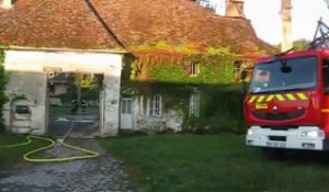 Le Charmel (Aisne) : incendie dans une ferme