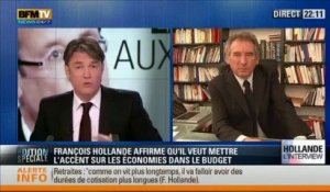 François Bayrou, invité de l'Edition Spéciale sur BFMTV - 280313
