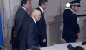 Le président italien Giorgio Napolitano va-t-il...