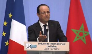 Discours du président de la République à l'Université internationale de Rabat, au Maroc
