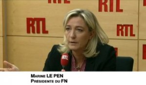 Marine Le Pen dénonce une "course à celui qui sera le plus pauvre"