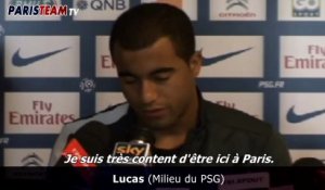 Lucas : "Content d'être à Paris"