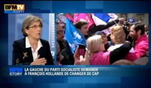 BFM STORY: La gauche du PS demande à François Hollande de changer de cap - 22/04