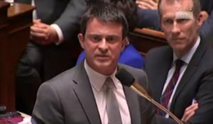 Valls s'énerve et renvoie l'UMP "au respect des institutions"