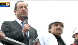 Florange: une stèle pour les "promesses non tenues" de Hollande - 24/04