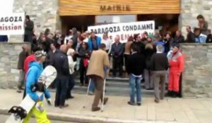70 manifestants demandent la démission du maire de Tignes