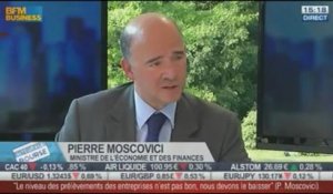 Pierre Moscovici, ministre de l'Économie et des Finances, dans l'invité de BFM Business - 29/08 6/6