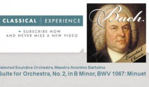 Johann Sebastian Bach : Suite for Orchestra, No. 2, in B Minor, BWV 1067 : Minuet