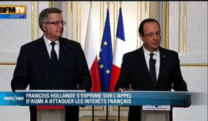 Hollande prend la menace d'Aqmi contre la France "très au sérieux" - 07/05