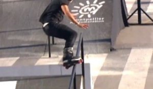 Roman Abrate - 1st Final Roller Slopestyle - FISE World Montpellier - 2013