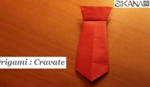 Origami facile : Faire une cravate en papier - HD