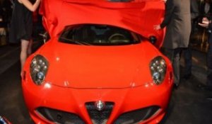 Alfa Romeo 4C, au MotorVillage à Paris