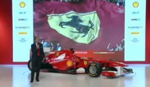 La présentation de la Ferrari F150