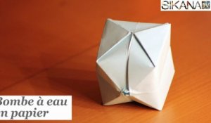 Origami facile : Bombe à eau en papier