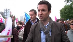 À la manif pour tous avec Guillaume Peltier