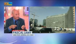 Pascal Lamy, DG de l'Organisation Mondiale du Commerce dans Le Grand Journal - 28 mai 1/4