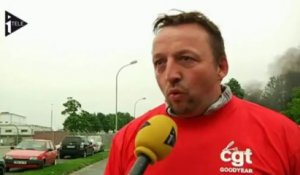 L'usine Goodyear d'Amiens bloqués par des salariés