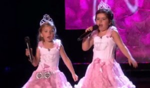 Sophia Grace and Rosie Sing Rolling in the Deep by Adele
