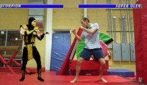 Mortal Kombat in real Life : Scorpion vs SuperOleg
