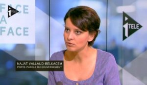 Najat Vallaud-Belkacem invitée du "Face à Face de Christophe Barbier" le 7 juin 2013