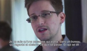 Snowden : "Même si vous ne faites rien de mal, vous êtes observés"