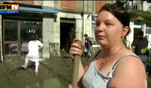 Inondations: retour des habitants à Saint-Béat - 20/06