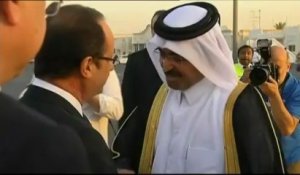 A Doha, Hollande promet de bonnes relations avec le Qatar