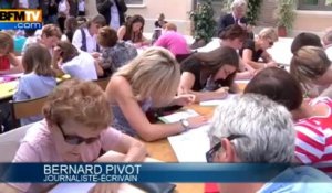 Bernard Pivot inaugure une école à son nom avec une dictée - 23/06