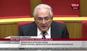 DSK ironise sur ceux qui incriminent "la finance"