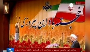 Iran : premier discours du futur président Rohani