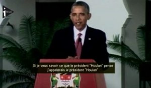 Quand Obama écorche le nom du président "Houllan"