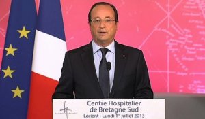 Discours à l'occasion de l'inauguration du Centre Hospitalier Bretagne Sud