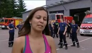 Des pompiers de Côte-d'Or se lancent dans la zumba pour le bal du 14-juillet