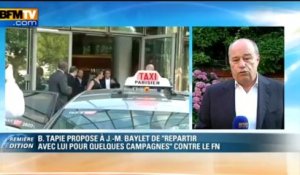 Jean-Michel Baylet: à l'heure de la transparence "il est impossible de s'afficher avec Tapie" - 11/07