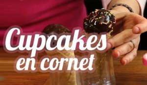 Cupcakes en cornets